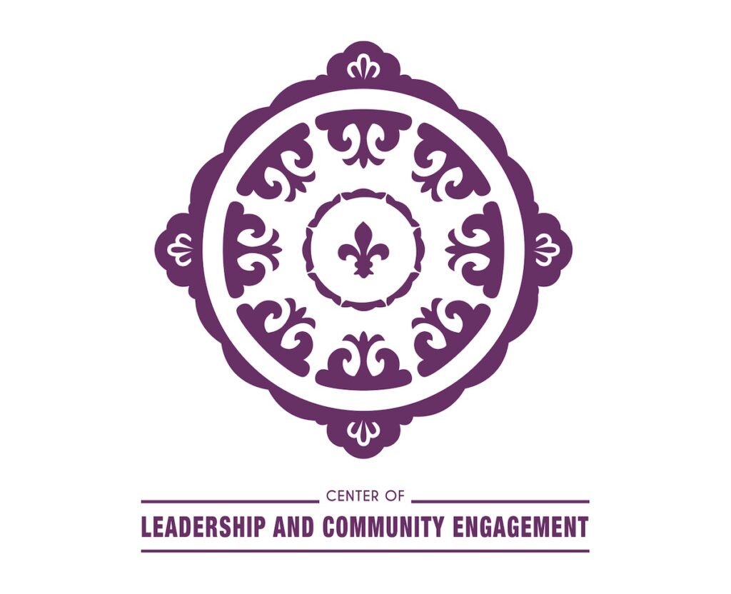 Leadership and Community Engagement logo designed by Cam Elliott